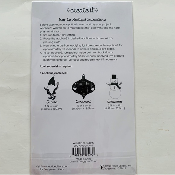 Iron On Christmas Patches x3 - Picture 4 of 5